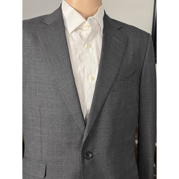 Tom Ford Charcoal Gray Suit Jacket Blazer 50/40L US Men’s Wool Notch Lapel - Picture 3 of 9